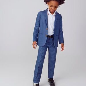 J.Crew unstructured lightweight boys’ cotton suit, size 14